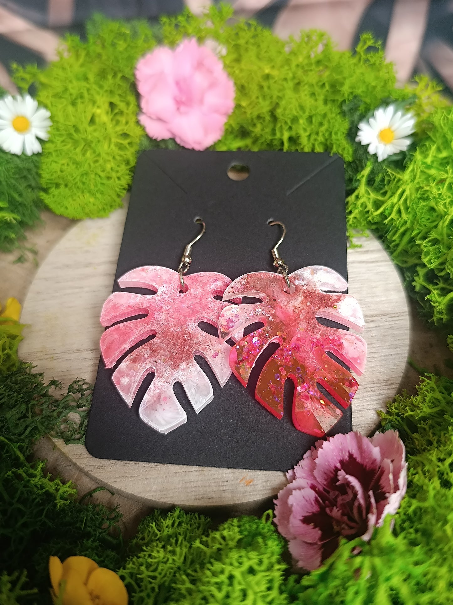 Boucle d'oreille Monstera Grand Modèle 🌿